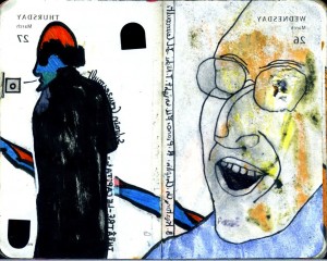 agenda dessiné : 27 et 26 mars 2014