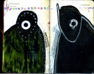 agenda dessiné : 4 et 3 novembre 2014