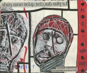 agenda dessiné : 1 février et 31 janvier 2017