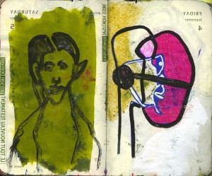 agenda dessiné : 5 et 4 septembre 2015