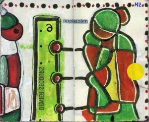 agenda dessiné : 6 et 5 avril 2017