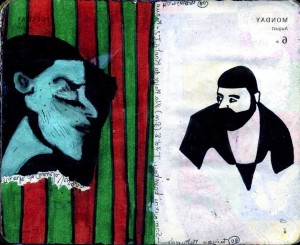 agenda dessiné : 7 et 6 août 2012