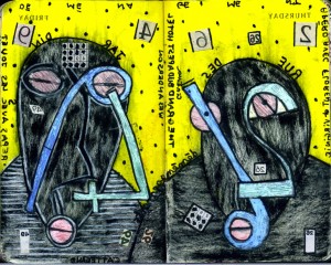 agenda dessiné : 7 et 6 mars 2014