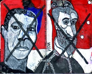 agenda dessiné : 10 et 9 avril 2014