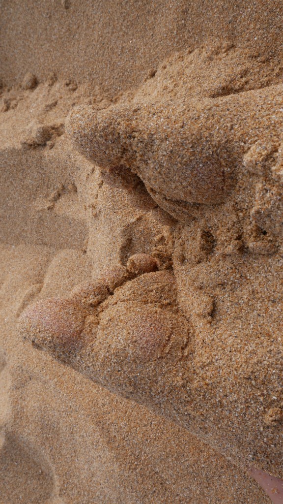 pieds ensablés maud