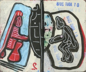 agenda dessiné : 2 et 1 août 2018