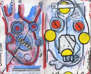 agenda dessiné : 2 et 1 mai 2018