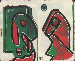 agenda dessiné : 12 et 11 janvier 2018