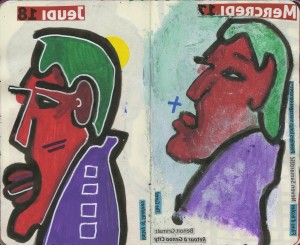 agenda dessiné : 18 et 17 janvier 2018