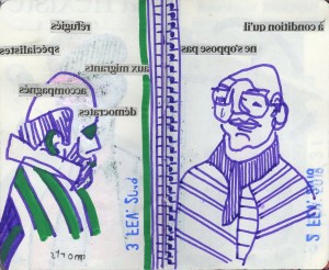 agenda dessiné : 3 et 2 février 2018