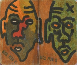 agenda dessiné : 3 et 2 septembre 2018