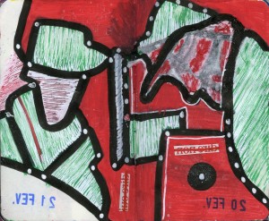 agenda dessiné : 21 et 20 février 2018