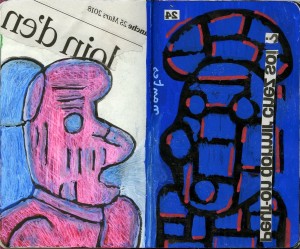 agenda dessiné : 25 et 24 mars 2018