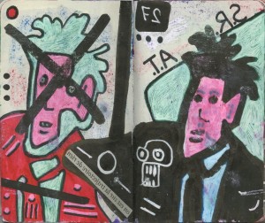 agenda dessiné : 28 et 27 août 2018