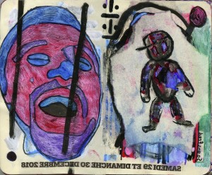 agenda dessiné : 30 et 29 décembre 2018