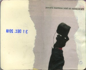 agenda dessiné : 31 décembre 2018