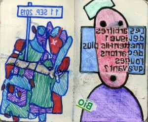 agenda dessiné : 11 et 10 septembre 2019