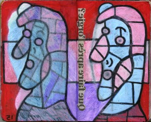 agenda dessiné : 15 et 14 juillet 2019