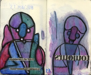 agenda dessiné : 20 et 19 mai 2019