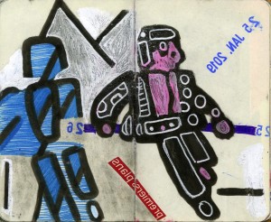 agenda dessiné : 26 et 25 janvier 2019