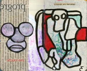 agenda dessiné : 4 et 3 avril 2019