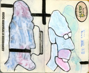 agenda dessiné : 4 et 3 janvier 2019