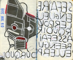 agenda dessiné : 8 et 7 janvier 2019